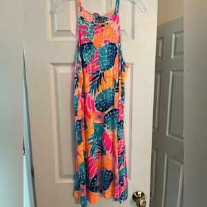 EUC Lilly Pulitzer Pineapple Print Margot swing dress. Size Medium. Like new.